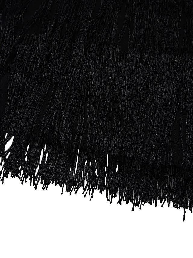 Women‘s Cocktail Party Dress Homecoming Dress Wedding Guest Dress Fringe Dress Mini Dress Black Sleeveless Pure Color Tassel Fringe Spring Summer Spaghetti Strap Hot Date 2023 S M L XL 10 Women‘s Cocktail Party Dress Homecoming Dress Wedding Guest Dress Fringe Dress Mini Dress Black Sleeveless Pure Color Tassel Fringe Spring Summer Spaghetti Strap Hot Date 2023 S M L XL - Image 10