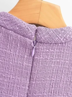 Women's Work Dress Casual Dress Sheath Dress Fashion Office Daily Mini Dress Patchwork Button Stand Collar Short Sleeve Plain Regular Fit Purple Fall Winter S M L 18 Women's Work Dress Casual Dress Sheath Dress Fashion Office Daily Mini Dress Patchwork Button Stand Collar Short Sleeve Plain Regular Fit Purple Fall Winter S M L -Party Prom Dresses Sales Store paksof1695267971884