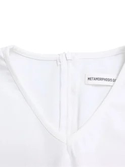 Women's Work Dress Casual Dress Black Dress Fashion Office Daily Workfashion Midi Dress Lace Up Mesh V Neck 3/4 Length Sleeve Color Block Regular Fit Black White Red Fall Winter S M L XL XXL -Party Prom Dresses Sales Store qebdvf1695645208857