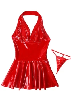 Women's Casual Dress Night Dress Mini Dress Daily Casual Backless Solid Color Halter Neck Home Lounge Black Red 2023 Summer Spring One-Size 20 Women's Casual Dress Night Dress Mini Dress Daily Casual Backless Solid Color Halter Neck Home Lounge Black Red 2023 Summer Spring One-Size -Party Prom Dresses Sales Store qjnzjb1692788095855