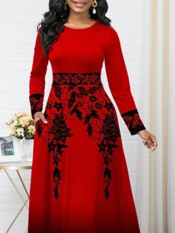 Women‘s Christmas Party Dress Swing Dress Long Dress Maxi Dress Green Blue Red Long Sleeve Lace Winter Fall Autumn Crew Neck Romantic Party Winter Dress Fall Dress 2022 S M L XL 2XL 3XL 4XL 5XL 9 Women‘s Christmas Party Dress Swing Dress Long Dress Maxi Dress Green Blue Red Long Sleeve Lace Winter Fall Autumn Crew Neck Romantic Party Winter Dress Fall Dress 2022 S M L XL 2XL 3XL 4XL 5XL -Party Prom Dresses Sales Store qkcxsr1665489467299