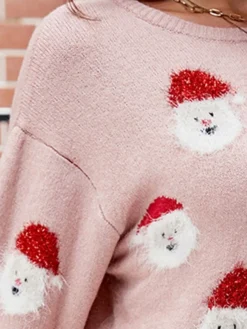 Women's Christmas Dress Sweater Dress Christmas Sweater Dress Mini Dress Ugly Ugly Christmas Christmas Daily Vacation Going Out Crew Neck Long Sleeve Patchwork 2023 Loose Fit Black Pink Green S M L XL 29 Women's Christmas Dress Sweater Dress Christmas Sweater Dress Mini Dress Ugly Ugly Christmas Christmas Daily Vacation Going Out Crew Neck Long Sleeve Patchwork 2023 Loose Fit Black Pink Green S M L XL -Party Prom Dresses Sales Store rfqwib1694601816989