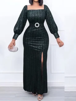 Women's Prom Dress Party Dress Sheath Dress Long Dress Maxi Dress Wine Dark Green Gray Long Sleeve Pure Color Split Fall Winter Autumn Square Neck Fashion Winter Dress Wedding Guest Evening Party 2023 8 Women's Prom Dress Party Dress Sheath Dress Long Dress Maxi Dress Wine Dark Green Gray Long Sleeve Pure Color Split Fall Winter Autumn Square Neck Fashion Winter Dress Wedding Guest Evening Party 2023 -Party Prom Dresses Sales Store rgfmah1697607737397