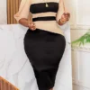 Women's Work Dress Sheath Dress Semi Formal Dress Fashion Midi Dress Patchwork Crew Neck Half Sleeve Color Block Regular Fit Black White Red Fall Winter S M L XL XXL
