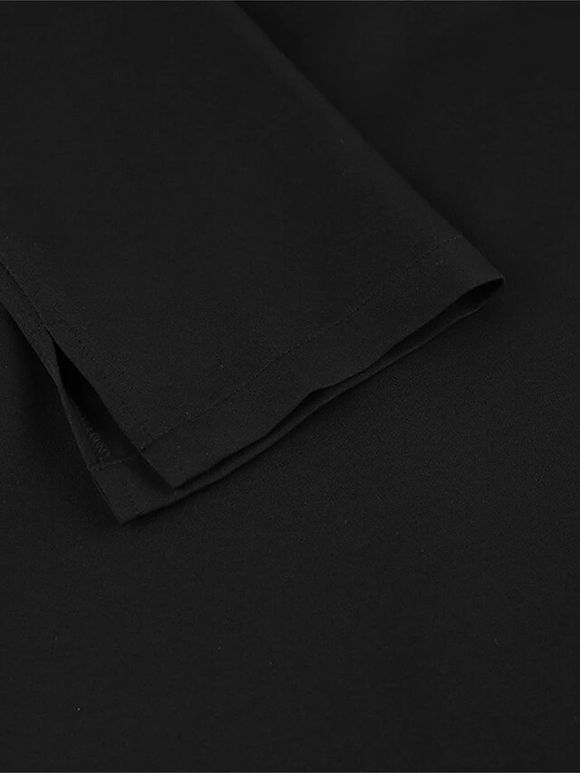 Women's Work Dress Blazer Dress Sheath Dress Fashion Office Daily Workfashion Mini Dress Button Lapel Long Sleeve Plain Regular Fit Black Fall Winter S M L 12 Women's Work Dress Blazer Dress Sheath Dress Fashion Office Daily Workfashion Mini Dress Button Lapel Long Sleeve Plain Regular Fit Black Fall Winter S M L - Image 12