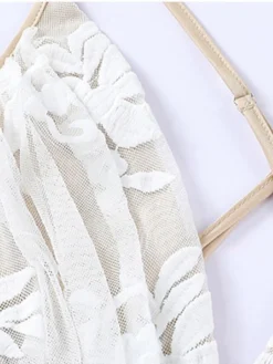 Women's Party Dress Lace Dress Swing Dress Long Dress Maxi Dress Pink Royal Blue White Backless Sleeveless Pure Color Lace Spring Summer V Neck Party S M L XL -Party Prom Dresses Sales Store rtadcu1678958130798