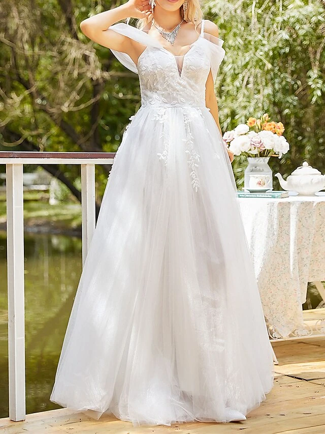 Women's Party Dress Wedding Guest Dress Swing Dress Long Dress Maxi Dress White Short Sleeve Pure Color Lace Spring Fall Winter V Neck Fashion Birthday Evening Party Vacation 2023 S M L XL XXL 1 Women's Party Dress Wedding Guest Dress Swing Dress Long Dress Maxi Dress White Short Sleeve Pure Color Lace Spring Fall Winter V Neck Fashion Birthday Evening Party Vacation 2023 S M L XL XXL