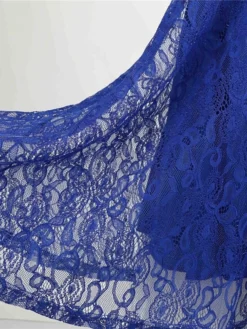 Women's Party Dress Lace Dress Homecoming Dress Midi Dress Black White Red Sleeveless Pure Color Lace Summer Spring Fall V Neck Party Party Vacation 2022 S M L XL XXL -Party Prom Dresses Sales Store rudfev1635760127609