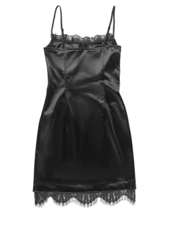 Women's Party Dress Cocktail Dress Bodycon Mini Dress Black Sleeveless Pure Color Lace Up Spring Fall Winter Spaghetti Strap Fashion Halloween Birthday Wedding Guest 2023 S M L -Party Prom Dresses Sales Store sgxbja1693886973276