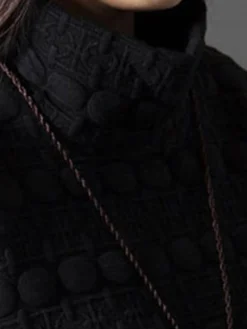 Women's Work Dress Black Dress A Line Dress Fashion Midi Dress Ruched Turtleneck Long Sleeve Plain Loose Fit Black Wine Gray Fall Winter M L XL XXL 16 Women's Work Dress Black Dress A Line Dress Fashion Midi Dress Ruched Turtleneck Long Sleeve Plain Loose Fit Black Wine Gray Fall Winter M L XL XXL -Party Prom Dresses Sales Store sgxuqh1693299484431