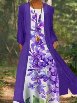 Women's Dress Set Two Piece Dress Church Dress Long Dress Maxi Dress White Red Blue Long Sleeve Floral Print Summer Spring Crew Neck Modern Winter Dress Fall Dress Loose Fit 2023 M L XL XXL 3XL 4XL 10 Women's Dress Set Two Piece Dress Church Dress Long Dress Maxi Dress White Red Blue Long Sleeve Floral Print Summer Spring Crew Neck Modern Winter Dress Fall Dress Loose Fit 2023 M L XL XXL 3XL 4XL -Party Prom Dresses Sales Store shskpl1634096385416