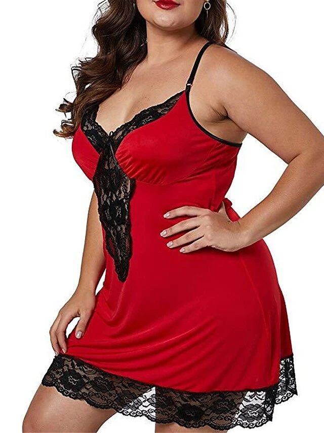 Women's Casual Dress Strap Dress Mini Dress Daily Casual Lace Bow Color Block Strap Home Lounge Black Wine 2023 Summer Spring One-Size 6 Women's Casual Dress Strap Dress Mini Dress Daily Casual Lace Bow Color Block Strap Home Lounge Black Wine 2023 Summer Spring One-Size - Image 6