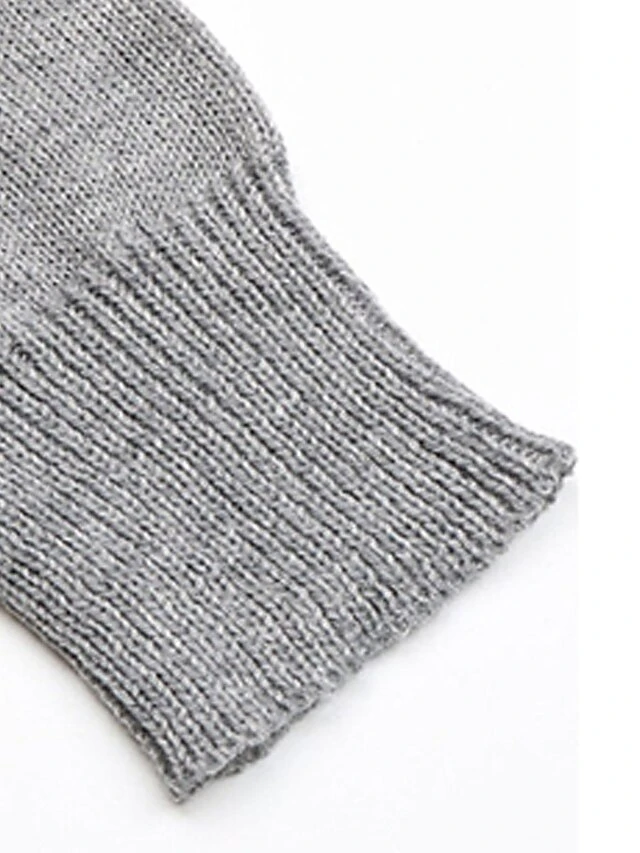 Women's Sweater Dress Jumper Dress Winter Dress Mini Dress Warm Plain Outdoor Daily Vacation Going Out Turtleneck Long Sleeve 2023 Loose Fit Gray S M L 10 Women's Sweater Dress Jumper Dress Winter Dress Mini Dress Warm Plain Outdoor Daily Vacation Going Out Turtleneck Long Sleeve 2023 Loose Fit Gray S M L - Image 10