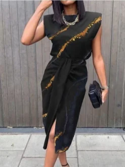 Women's Sheath Dress Midi Dress Sleeveless Butterfly Print Summer Spring V Neck Stylish Party 2023 S M L XL XXL 3XL 8 Women's Sheath Dress Midi Dress Sleeveless Butterfly Print Summer Spring V Neck Stylish Party 2023 S M L XL XXL 3XL -Party Prom Dresses Sales Store sukzvy1647840730736