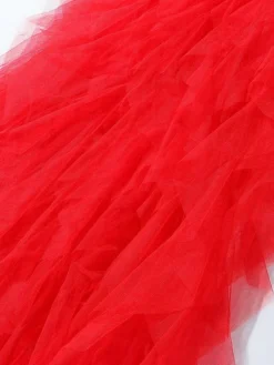 Women‘s Prom Party Dress Black Dress Long Dress Maxi Dress Red Sleeveless Pure Color Lace Winter Fall Autumn Strapless Party 2023 S M L XL XXL 3XL 4XL 5XL -Party Prom Dresses Sales Store sxepkr1676616441388