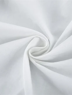 Women's Work Dress Casual Dress White Dress Fashion Daily Puff Sleeve Mini Dress Ruched Button V Neck 3/4 Length Sleeve Plain Regular Fit White Fall Winter S M L -Party Prom Dresses Sales Store szjkxy1695645268703