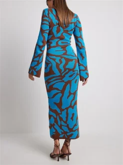 Women's Sweater Dress Winter Dress Jumper Dress Long Dress Maxi Dress Fashion Print Outdoor Daily Holiday Date Crew Neck Long Sleeve Print 2023 Slim Black Blue S M L 16 Women's Sweater Dress Winter Dress Jumper Dress Long Dress Maxi Dress Fashion Print Outdoor Daily Holiday Date Crew Neck Long Sleeve Print 2023 Slim Black Blue S M L -Party Prom Dresses Sales Store teclrd1692938914168