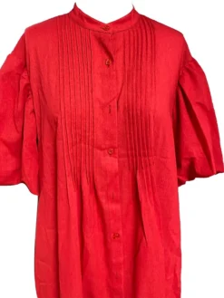 Women's Shirt Dress Casual Dress Cotton Linen Dress Maxi Long Dress Polyester Belt Not Included Fashion Basic Outdoor Daily Vacation Shirt Collar Ruffle Button Long Sleeve Summer Spring Fall -Party Prom Dresses Sales Store txqdlt1695265033112