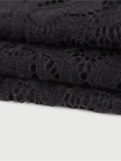 Women‘s Party Dress Wedding Guest Dress Lace Dress Dress Knee Length Dress Black Wine Navy Blue Long Sleeve Pure Color Lace Winter Fall Spring V Neck Elegant Winter Dress Office 2023 S M L XL XXL 3XL -Party Prom Dresses Sales Store udfecm1620116292801