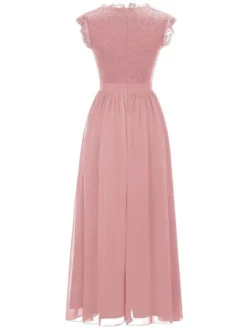 Women‘s Party Dress Homecoming Dress Wedding Guest Dress Corset Dress Lace Dress Long Dress Maxi Dress Black Pink Khaki Sleeveless Pure Color Lace Spring Summer V Neck Modern 2023 XS S M L XL XXL 3XL -Party Prom Dresses Sales Store udstgj1652150959491