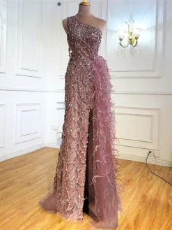 Women‘s Prom Dress Party Dress Sequin Dress Long Dress Maxi Dress Black Pink Red Sleeveless Pure Color Sparkly Glitter Sequins Spring Fall Winter One Shoulder Fashion Wedding Guest Birthday -Party Prom Dresses Sales Store ueofaf1693897491748