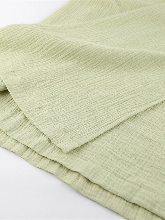 Women's Casual Dress Cotton Linen Dress Wrap Dress Midi Dress Cotton Basic Classic Outdoor Daily Vacation V Neck Lace Up Half Sleeve Spring Fall Autumn 2023 Regular Fit Orange Green Plain S M L 17 Women's Casual Dress Cotton Linen Dress Wrap Dress Midi Dress Cotton Basic Classic Outdoor Daily Vacation V Neck Lace Up Half Sleeve Spring Fall Autumn 2023 Regular Fit Orange Green Plain S M L - Image 17