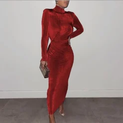 Women‘s Party Dress Velvet Dress Green Long Dress Maxi Dress Green Blue Gold Dark Gray Red Black Long Sleeve Pure Color Ruched Velvet Fall Turtleneck Casual Fall Dress S M L XL XXL XXXL 9 Women‘s Party Dress Velvet Dress Green Long Dress Maxi Dress Green Blue Gold Dark Gray Red Black Long Sleeve Pure Color Ruched Velvet Fall Turtleneck Casual Fall Dress S M L XL XXL XXXL -Party Prom Dresses Sales Store ulxkwt1631956663941