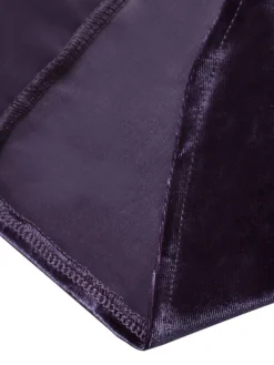 Women‘s Party Dress Wedding Guest Dress Velvet Dress Red Long Dress Maxi Dress Purple Red Wine Sleeveless Pure Color Lace Up Split Velvet Spring Summer Spaghetti Strap Elegant Sexy Slim S M L XL XXL -Party Prom Dresses Sales Store urnwwo1681717635859