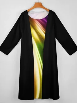 Women's Two Piece Dress Long Dress Maxi Dress Rainbow Long Sleeve Color Block Print Summer Spring Crew Neck Stylish Winter Dress Fall Dress Loose Fit 2023 S M L XL XXL 3XL 4XL 5XL 8 Women's Two Piece Dress Long Dress Maxi Dress Rainbow Long Sleeve Color Block Print Summer Spring Crew Neck Stylish Winter Dress Fall Dress Loose Fit 2023 S M L XL XXL 3XL 4XL 5XL -Party Prom Dresses Sales Store utljnm1663573867828