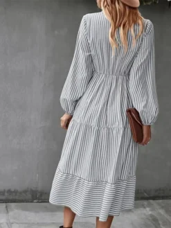 Women's Casual Dress Cotton Linen Dress Swing Dress Midi Dress Polyester Fashion Modern Outdoor Daily Vacation Split Neck Ruffle Button Long Sleeve Fall Winter Autumn 2023 Regular Fit Light Green 14 Women's Casual Dress Cotton Linen Dress Swing Dress Midi Dress Polyester Fashion Modern Outdoor Daily Vacation Split Neck Ruffle Button Long Sleeve Fall Winter Autumn 2023 Regular Fit Light Green -Party Prom Dresses Sales Store uvkxkc1691462579363