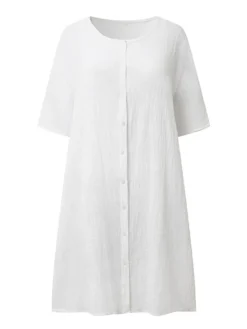 Women's Casual Dress Shirt Dress Cotton Linen Dress Mini Dress Blue Purple Pink Short Sleeve Pure Color Spring Summer V Neck Beach Basic Daily Weekend Loose Fit Linen S M L XL XXL 3XL 39 Women's Casual Dress Shirt Dress Cotton Linen Dress Mini Dress Blue Purple Pink Short Sleeve Pure Color Spring Summer V Neck Beach Basic Daily Weekend Loose Fit Linen S M L XL XXL 3XL -Party Prom Dresses Sales Store uywoki1684215414358