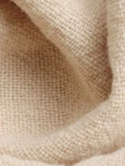 Women's Casual Dress Cotton Linen Dress Mini Dress Linen / Cotton Blend Basic Classic Outdoor Daily Vacation Split Neck Ruffle Button Long Sleeve Fall Winter Autumn 2023 Loose Fit Apricot Plain S M L -Party Prom Dresses Sales Store uzearg1695014841681