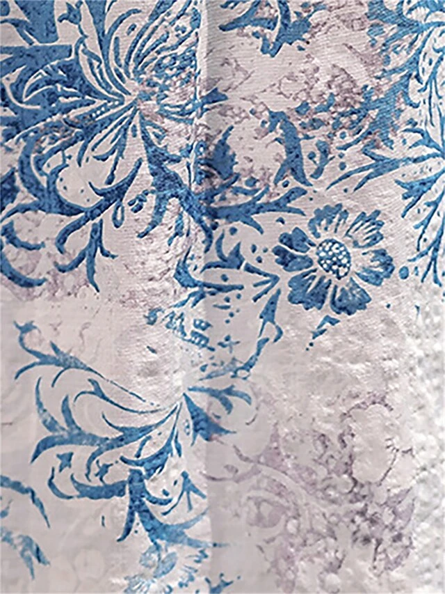 Women's Casual Dress Cotton Linen Dress Swing Dress Midi Dress Linen / Cotton Blend Sweet Style Modern Outdoor Daily Holiday Crew Neck Print 3/4 Length Sleeve Fall Winter Autumn 2023 Loose Fit Light 5 Women's Casual Dress Cotton Linen Dress Swing Dress Midi Dress Linen / Cotton Blend Sweet Style Modern Outdoor Daily Holiday Crew Neck Print 3/4 Length Sleeve Fall Winter Autumn 2023 Loose Fit Light - Image 5