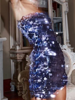 Women's Party Dress Sequin Dress Bodycon Mini Dress Yellow Blue Purple Sleeveless Pure Color Sequins Summer Spring Strapless Party Vacation Summer Dress Slim 2023 S M L 17 Women's Party Dress Sequin Dress Bodycon Mini Dress Yellow Blue Purple Sleeveless Pure Color Sequins Summer Spring Strapless Party Vacation Summer Dress Slim 2023 S M L -Party Prom Dresses Sales Store vcltdl1678256125345