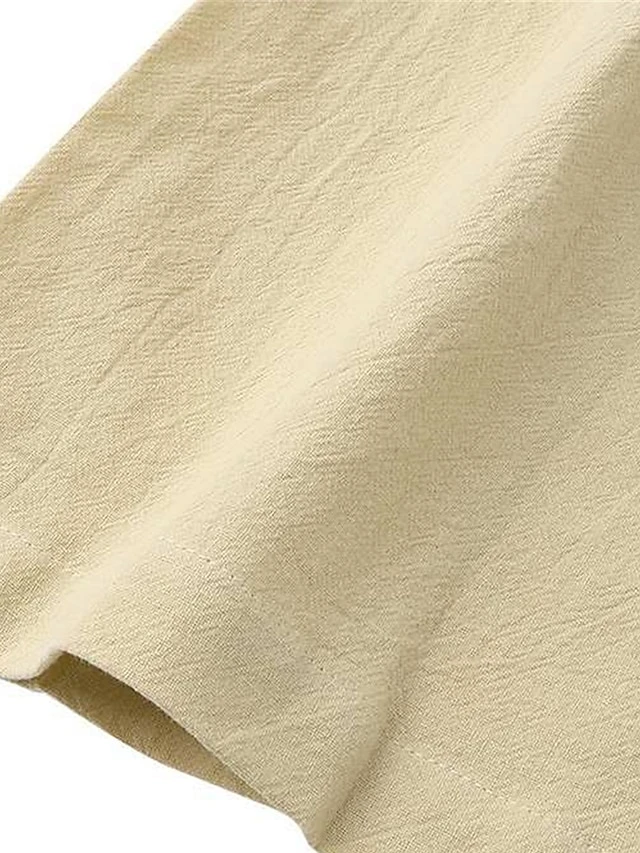 Women's Casual Dress Cotton Linen Dress White Dress Maxi Long Dress Cotton Blend Basic Casual Outdoor Daily Crew Neck Split Long Sleeve Spring Fall Autumn 2023 Loose Fit White Khaki Pure Color S M L 7 Women's Casual Dress Cotton Linen Dress White Dress Maxi Long Dress Cotton Blend Basic Casual Outdoor Daily Crew Neck Split Long Sleeve Spring Fall Autumn 2023 Loose Fit White Khaki Pure Color S M L - Image 7