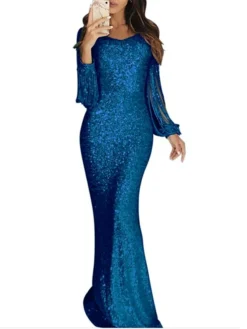 Women's Party Dress Fringe Dress Sequin Dress Long Dress Maxi Dress Silver Black Pink Long Sleeve Pure Color Sequins Spring Fall Winter Crew Neck Elegant Party Winter Dress Wedding Guest 2023 S M L 11 Women's Party Dress Fringe Dress Sequin Dress Long Dress Maxi Dress Silver Black Pink Long Sleeve Pure Color Sequins Spring Fall Winter Crew Neck Elegant Party Winter Dress Wedding Guest 2023 S M L -Party Prom Dresses Sales Store vmtxui1691114461709