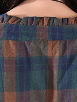 Women's Casual Dress Cotton Linen Dress Plaid Dress Midi Dress Linen / Cotton Blend Fashion Basic Outdoor Daily Holiday Stand Collar Pocket Print Long Sleeve Fall Winter Autumn 2023 Loose Fit Yellow 25 Women's Casual Dress Cotton Linen Dress Plaid Dress Midi Dress Linen / Cotton Blend Fashion Basic Outdoor Daily Holiday Stand Collar Pocket Print Long Sleeve Fall Winter Autumn 2023 Loose Fit Yellow -Party Prom Dresses Sales Store vqbdai1693553164338