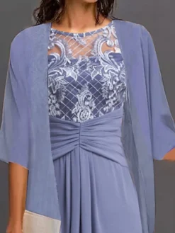 Women's Two Piece Dress Set Casual Dress Lace Dress Outdoor Daily Fashion Elegant Lace Patchwork Midi Dress Crew Neck Half Sleeve Plain Regular Fit Blue Summer Spring M L XL XXL 3XL 5 Women's Two Piece Dress Set Casual Dress Lace Dress Outdoor Daily Fashion Elegant Lace Patchwork Midi Dress Crew Neck Half Sleeve Plain Regular Fit Blue Summer Spring M L XL XXL 3XL -Party Prom Dresses Sales Store vvtydp1683802369271