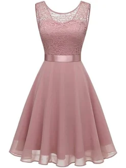 Women‘s Party Dress Lace Dress Knee Length Dress Pink Red Wine Dark Blue Red White Black Sleeveless Pure Color Lace Spring Summer Crew Neck Elegant 2022 XS S M L XL XXL XXXL 30 Women‘s Party Dress Lace Dress Knee Length Dress Pink Red Wine Dark Blue Red White Black Sleeveless Pure Color Lace Spring Summer Crew Neck Elegant 2022 XS S M L XL XXL XXXL -Party Prom Dresses Sales Store wanacw1631946882829