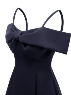 Women's Party Dress Homecoming Dress Cocktail Dress Mini Dress Black Navy Blue Short Sleeve Pure Color Backless Spring Fall Winter Spaghetti Strap Fashion Winter Dress Wedding Guest Vacation 2023 S M -Party Prom Dresses Sales Store wczfpt1692179852807