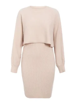 Women's Two Piece Dress Set Casual Dress Skirt Set Daily Going Out Fashion Streetwear Print Mini Dress Crew Neck Long Sleeve Plain Regular Fit Black Yellow Light Green Fall Winter M -Party Prom Dresses Sales Store wrjnmn1693295681328