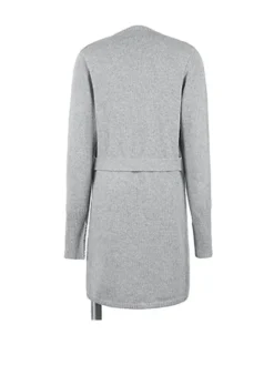 Women's Sweater Dress Jumper Dress Casual Dress Mini Dress Fashion Pure Color Outdoor Daily Vacation Going Out V Neck Long Sleeve Lace Up Patchwork 2023 Regular Fit Pink Khaki Dark Gray S M L XL -Party Prom Dresses Sales Store wsttho1693994032148