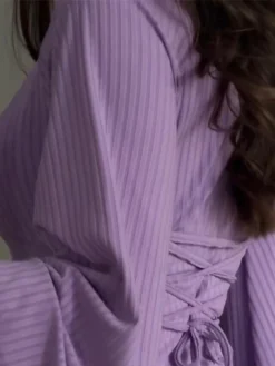 Women's Work Dress Casual Dress A Line Dress Fashion Winter Dress Daily Flared Sleeve Long Dress Maxi Dress Patchwork Crew Neck Long Sleeve Plain Regular Fit Black Pink Purple Fall Winter S M L XL 11 Women's Work Dress Casual Dress A Line Dress Fashion Winter Dress Daily Flared Sleeve Long Dress Maxi Dress Patchwork Crew Neck Long Sleeve Plain Regular Fit Black Pink Purple Fall Winter S M L XL -Party Prom Dresses Sales Store xokcei1697003398464