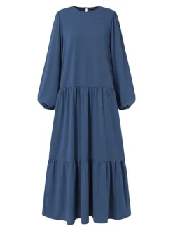Women's Casual Dress Cotton Linen Dress Maxi Long Dress Cotton Blend Basic Classic Outdoor Daily Vacation Crew Neck Ruched Ruffle Long Sleeve Fall Winter Autumn 2023 Loose Fit Black Blue Brown Plain 14 Women's Casual Dress Cotton Linen Dress Maxi Long Dress Cotton Blend Basic Classic Outdoor Daily Vacation Crew Neck Ruched Ruffle Long Sleeve Fall Winter Autumn 2023 Loose Fit Black Blue Brown Plain -Party Prom Dresses Sales Store xqcoit1693366187979