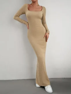 Women's Sweater Dress Jumper Dress Sheath Dress Long Dress Maxi Dress Fashion Pure Color Outdoor Daily Holiday Vacation U Neck Long Sleeve 2023 Slim Black Wine Brown S M L XL 33 Women's Sweater Dress Jumper Dress Sheath Dress Long Dress Maxi Dress Fashion Pure Color Outdoor Daily Holiday Vacation U Neck Long Sleeve 2023 Slim Black Wine Brown S M L XL -Party Prom Dresses Sales Store xtqrgg1692090324940