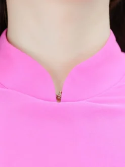 Women's Two Piece Dress Set Casual Dress Outdoor Daily Streetwear Modern Ruched Midi Dress V Neck 3/4 Length Sleeve Plain Regular Fit White Light Green Dark Pink Summer Spring S M L XL XXL -Party Prom Dresses Sales Store yanbzo1678430739398