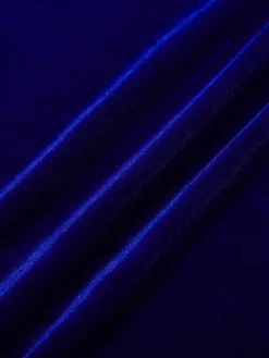 Women‘s Cocktail Party Dress Wedding Guest Dress Velvet Dress Long Dress Maxi Dress Blue Short Sleeve Pure Color Ruffle Winter Fall Spring V Neck Elegant Vacation 2023 S M L XL -Party Prom Dresses Sales Store yiqdty1677574184312