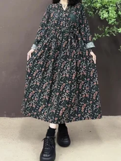 Women's Casual Dress Cotton Linen Dress Swing Dress Maxi Long Dress Linen Cotton Blend Daily Casual Outdoor Daily Vacation Split Neck Button Print Long Sleeve Spring Fall Winter 2023 Loose Fit Wine 10 Women's Casual Dress Cotton Linen Dress Swing Dress Maxi Long Dress Linen Cotton Blend Daily Casual Outdoor Daily Vacation Split Neck Button Print Long Sleeve Spring Fall Winter 2023 Loose Fit Wine -Party Prom Dresses Sales Store ytjzia1695284231312