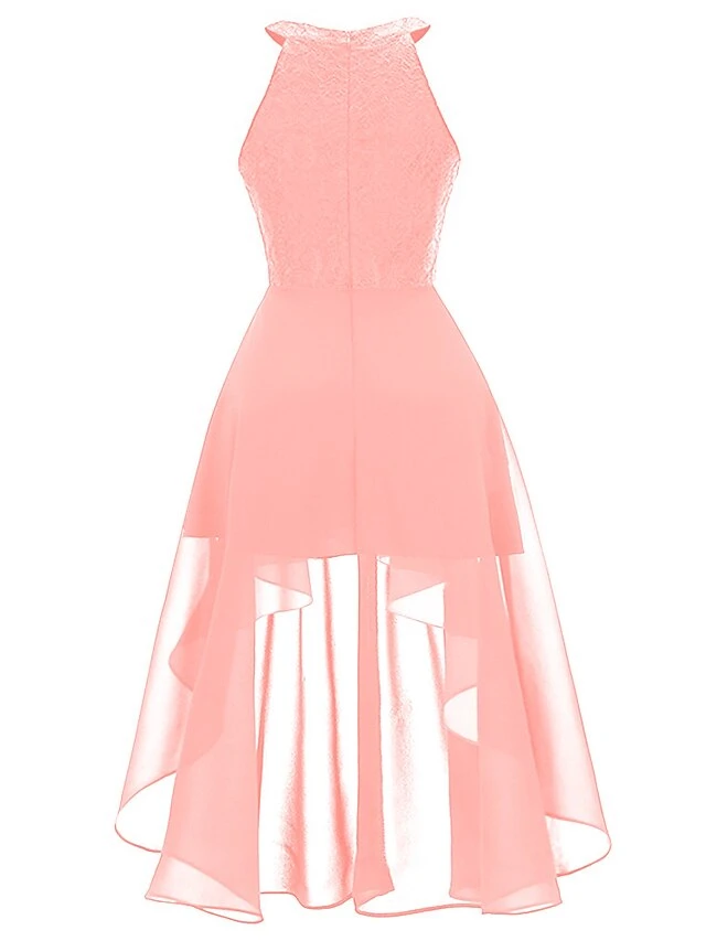 Women‘s Party Dress Wedding Guest Dress Lace Dress Swing Dress Midi Dress Pink Wine Navy Blue Sleeveless Pure Color Lace Fall Spring Autumn Halter Party Party Spring Dress 2023 S M L XL XXL 9 Women‘s Party Dress Wedding Guest Dress Lace Dress Swing Dress Midi Dress Pink Wine Navy Blue Sleeveless Pure Color Lace Fall Spring Autumn Halter Party Party Spring Dress 2023 S M L XL XXL - Image 9