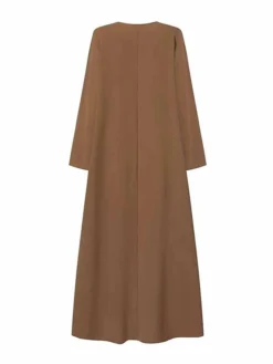 Women's Casual Dress Cotton Linen Dress Black Dress Maxi Long Dress Cotton Blend Basic Casual Outdoor Daily V Neck Button Pocket Long Sleeve Summer Spring Fall 2023 Loose Fit ArmyGreen Navy Blue Khaki 9 Women's Casual Dress Cotton Linen Dress Black Dress Maxi Long Dress Cotton Blend Basic Casual Outdoor Daily V Neck Button Pocket Long Sleeve Summer Spring Fall 2023 Loose Fit ArmyGreen Navy Blue Khaki -Party Prom Dresses Sales Store yynffo1678778568344